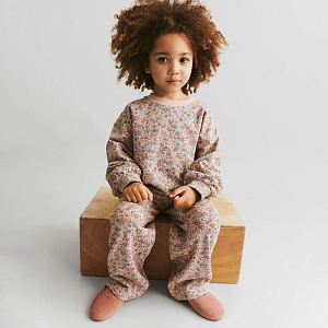 Брюки повседневные Wheat "Chevy Rose Dust Flowers", розовый мираж